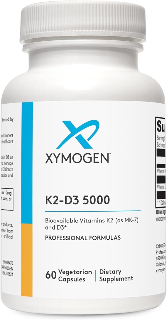 XYMOGEN K2-D3 5000, 60 Capsules