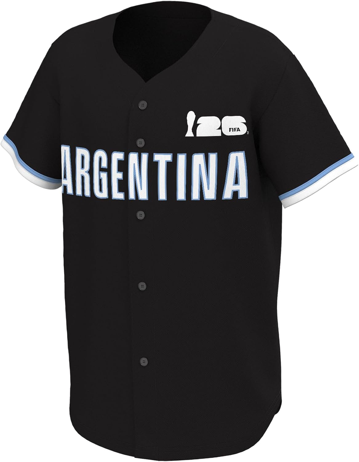 Outerstuff Men's Mens Short Sleeve Button Front Baseball Jersey Mens Short Sleeve Button Front Baseball Jersey