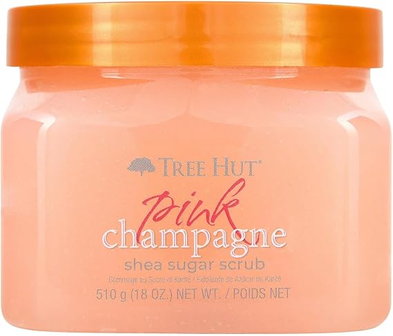 Tree Hut Shea Sugar Scrub Tree Hat Pink Champagne / Body Scrub 510g