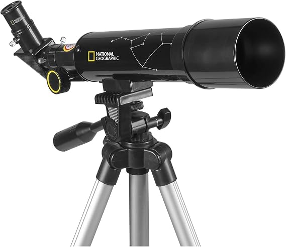 National Geographic 50mm Refractor Telescope for Beginners Kids with Eyepieces Mount Tripod