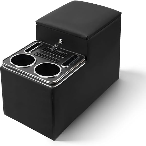 Center Console Between Seat with Lock, Cup & Phone Holder, Regular