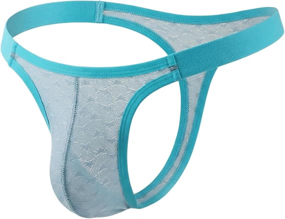 Mens Thong Sexy Underwear Naughty G String Male Mesh Lingerie