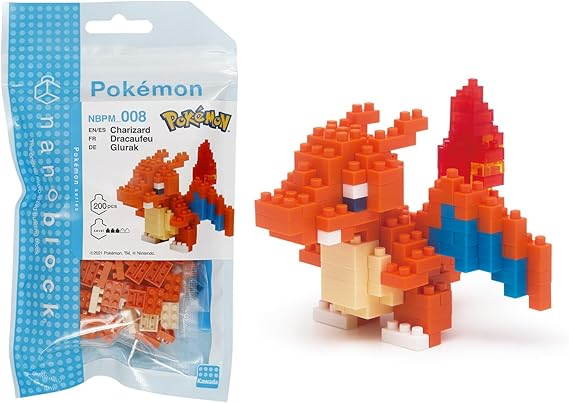 nanoblock - Pokemon - Charizard, Pokemon Series Building Kit