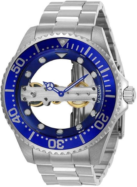 Invicta Men's 24693 Pro Diver Analog Display Mechanical Hand Wind Silver Watch
