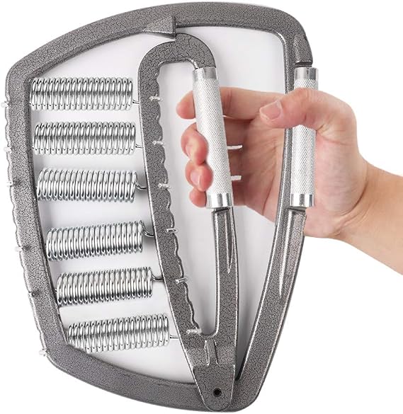 Professional Hand Grip Strengthener 200lbs-1200lbs, No Slip Metal Adjustable Heavy-Duty Finger Stretcher with Carry Bag,Weighted Great Wrist & Forearm Exercise, Arm Strength Builder, for Home Office &