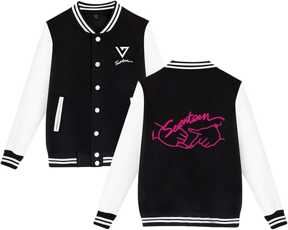 Xkpopfans Seventeen Hoodie Concert Baseball Jersey Sweatshirt Hoshi Woozi Jacket Coats