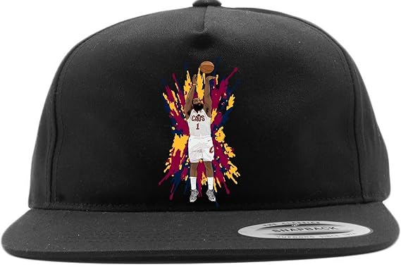 James Harden Spray Paint Cleveland Hat Cap Black
