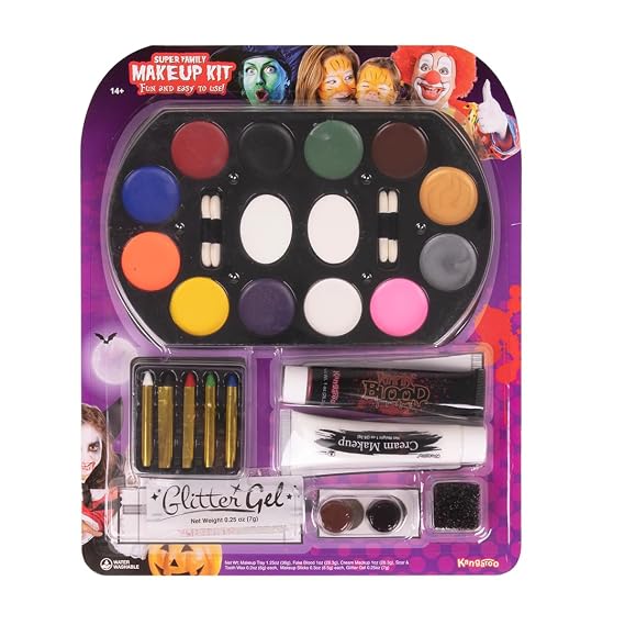 Kangaroo Face Paint Palette Clown SFX Makeup Kit For Kids for Halloween