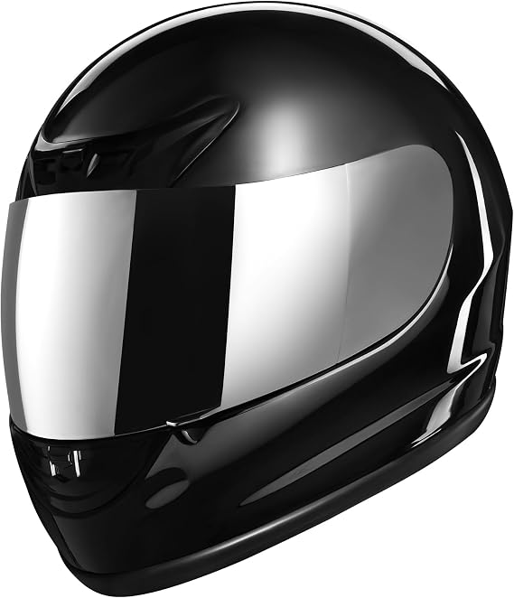 XFMT Full Face Motorcycle Helmet Adult ATV Helmet DOT Approved | Ultra-Lightweight, with Anti-Fog Visor, Breathable Liner, For Street Bike