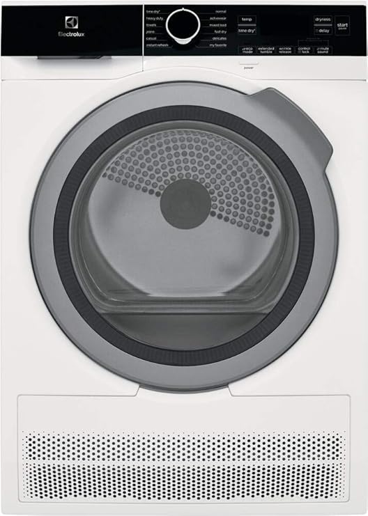 Electrolux 24 in. 4.0 cu. ft. Compact Stackable Electric Ventless Dryer in White with Instant Refresh ELFE4222AW