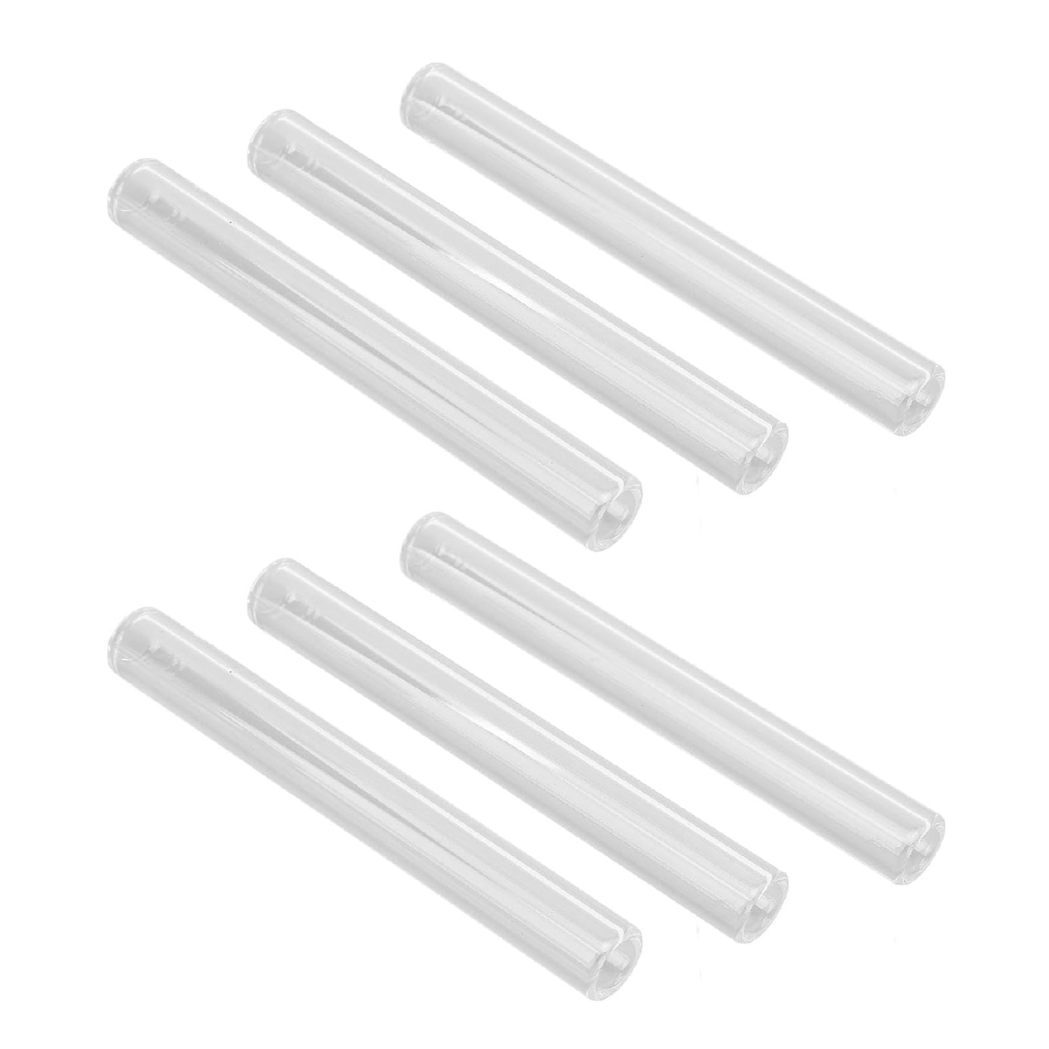WALFRONT Transparent Borosilicate Glass Tube Kit HighQuality Industrial Glass Tubes for Observations and Accuracy, for Work 8mm ID 12mm OD 2mm Thick Wall Tubing