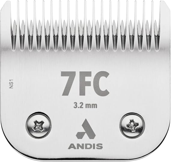 Andis 72600 UltraEdge Detachable Blade, Size 7FC, 1/8in Cut, Chrome