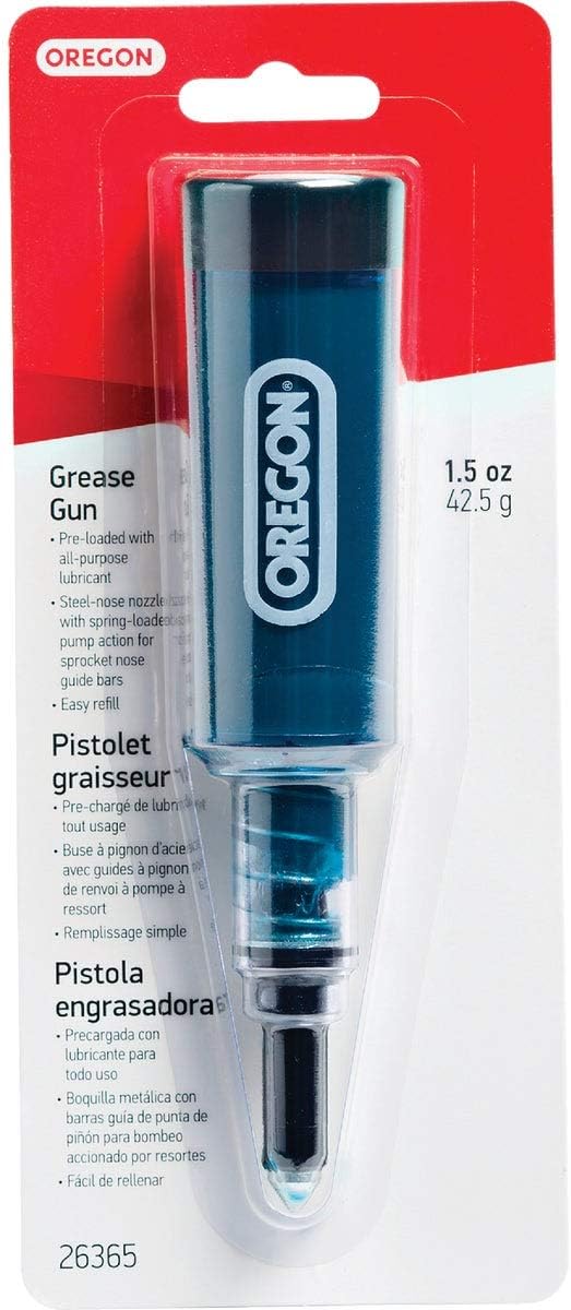 Oregon Pre-Loaded Grease Gun for Chainsaws