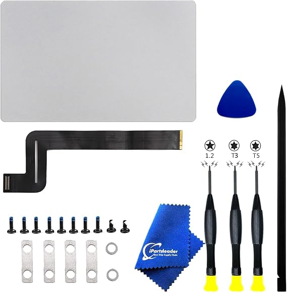 Trackpad with Flex Cable Compatible for MacBook Pro Retina 13.3" A2289 Touchpad Replacement and Tool kit EMC 3456 Early 2020 (Silver)