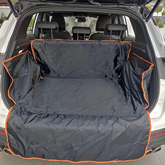 Car Boot Liner Protector, for Toyota RAV4 (XA50) 5. Gen 2020 2021 2022 2023 2024 2025 Dog Boot Protector Nonslip Washable Dog Boot Cover with Side Protector Cargo Cover Mat,A