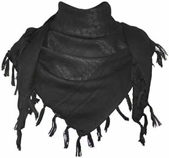Shemagh Tactical Desert Scarf – 100% Cotton Keffiyeh Arab Head Wrap for Men & Women | Military Army Neck Scarf for Outdoor, Hiking, Survival & Sun Protection