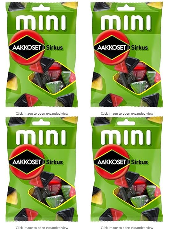 Malaco Aakkoset Sirkus Mini Gummy 4 Pack of 120g