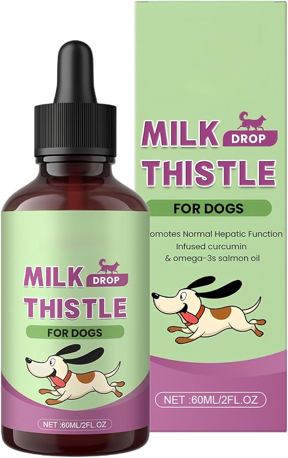 Liver Support for Dogs Liver Care Health Supplement Liquid Drops | Pet Hepatic Liquid Drops Cats, Pet, Small, Medium, Large Breeds
