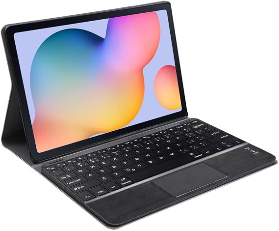 Microcase Samsung Galaxy Tab S6 Lite P610 10.4 inch Bluetooth Touchpad Klavye + Standlı Kılıf - BKK5