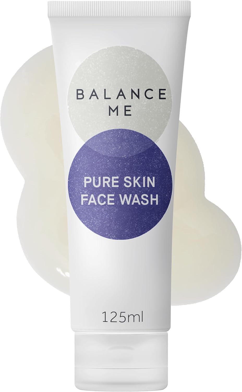 Balance Me Pure Skin Face Wash 125ml, Makeup Remover Foaming Cleanser for Blemish Control and Acne Prone Skin, With Aloe Vera for Hydrating