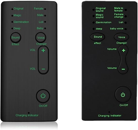 Portable Voice Changer Sound Card 7 Different Voice Modifiers Voice Disguiser Handheld Modulator Device Mobile Phone PC Voice Changer For For 13 Ghostface Mask Bane Mask With Adult Ghostface Scream 3