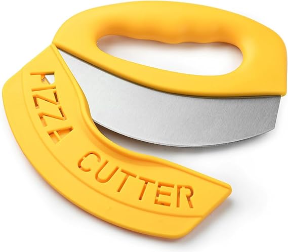 Pizza Cutter Stainless Steel Pizza Slicer with Blade Cover, Sharp & Ergonomic Kitchen Tool for Slices Classic Pizza Knife for Pizza Lovers & Home Chefs