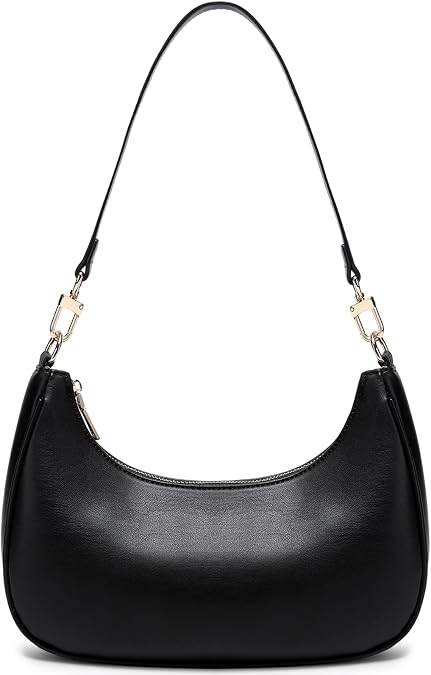 Women's Shoulder Bags Cute Hobo Purses Vintage Handbags with Zipper Lightweight Underarm for Dating Shopping Gift