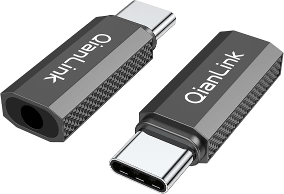 USB Type C to 3.5mm Female Headphone Jack Adapter, (2-Pack) USB C to Aux Audio Dongle Convert Connector for iPhone 15 16 Pro Max Plus, Samsung Galaxy S24 S23 S22 Ultra, Note 20 10, Pixel XL, iPad Pro