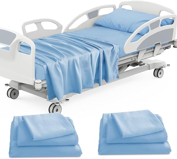 Luv4babe Hospital Bed Sheets Set for Home Use 36"84"14" 6 Piece