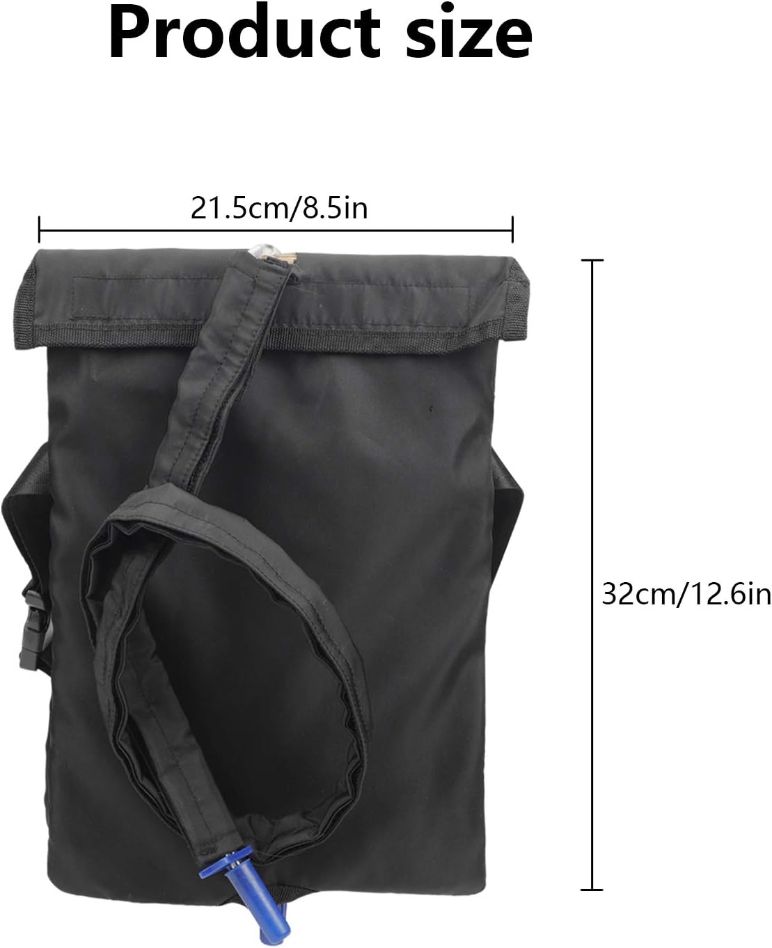 Urine Drainage Bag Cover with Detachable Tube Wrapping, Foley Catheter Abdominal Drain Conceal Holder with Inspection Window 9x13 Inch