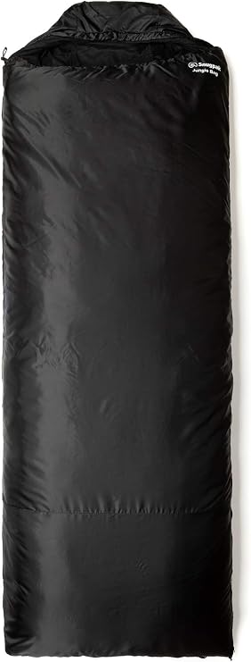 Snugpak Jungle Bag Lightweight Sleeping Bag with Left or Right Side Zip, Compact Travel and Camping Bag