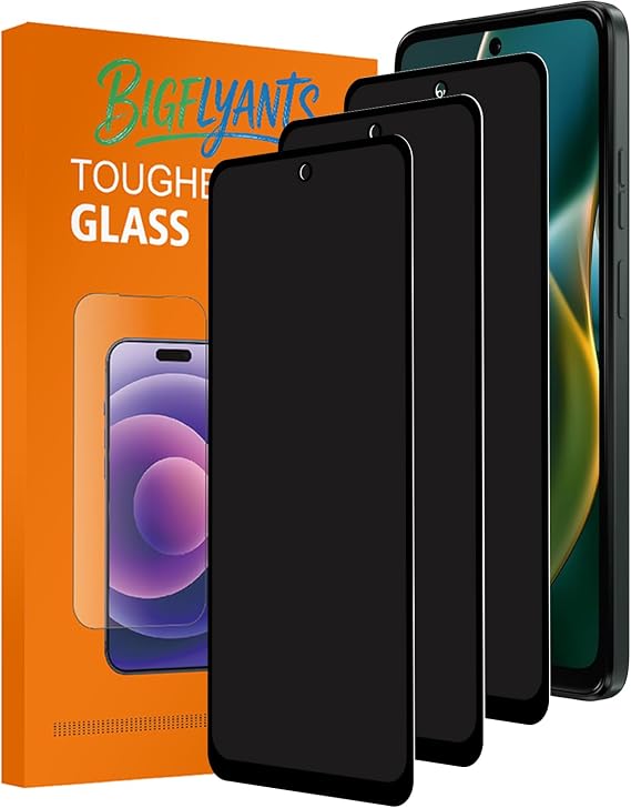3 Pack Privacy Screen Protector for Motorola Moto G 5G 2025