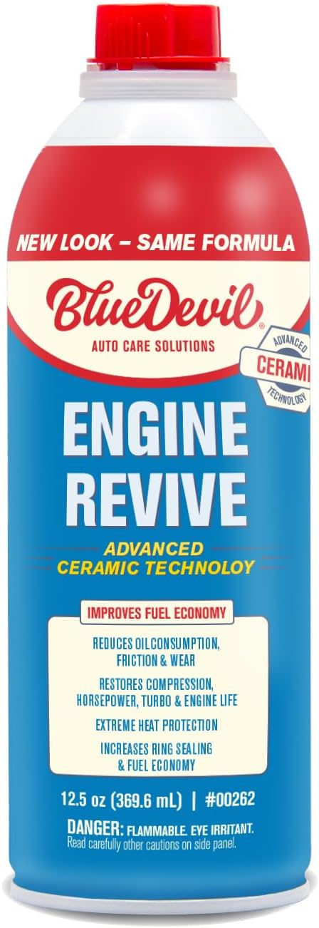 BlueDevil Engine Revive for High Mileage Vehicles | 12.5 oz.