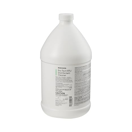 McKesson Pro-Tech Surface Disinfectant Cleaner, Ready to Use - Floral Scent, Jug Container, 1 gal, 1 Count, 4 Packs, 4 Total