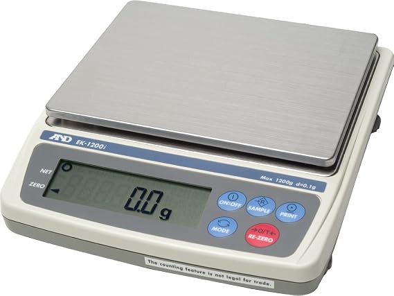 A&D Weighing Part # EK-2000I Balance Compact 2000X0.1G 1/EA - 1 Each