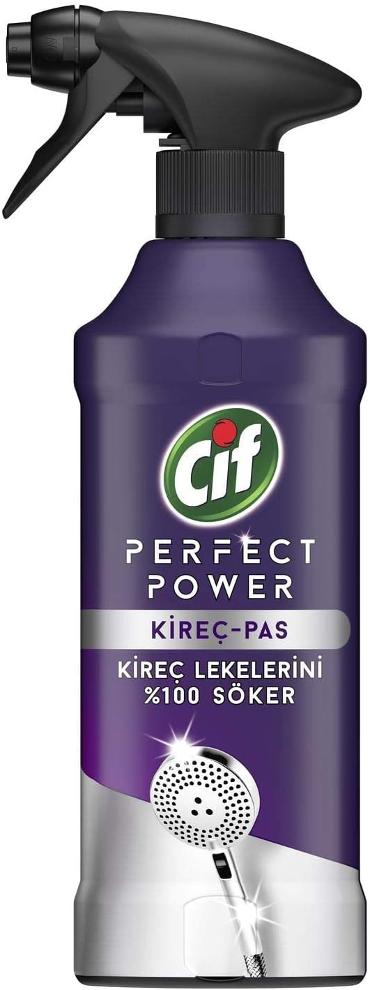 Cif Power Perfect Kireç & Pas Sökücü Sprey 435 mL (1 X 435 ml)