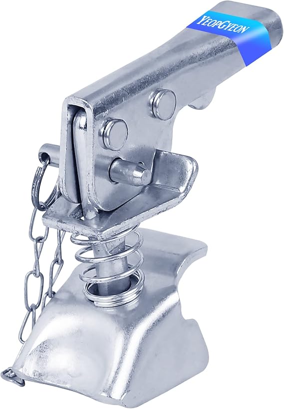 Trailer Coupler Latch 2 Inch 5000 lbs with Safety Chain