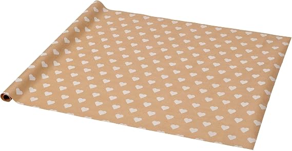 Hediye paketi kağıdı, kahverengi, 3x0.7 m/2.10 m²