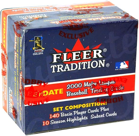 2000 Fleer Tradition Update Baseball Factory Set