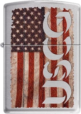 Zippo Lighter - Personalized Custom Message Engraved on Backside for U.S. Coast Guard USCG Windproof Lighter