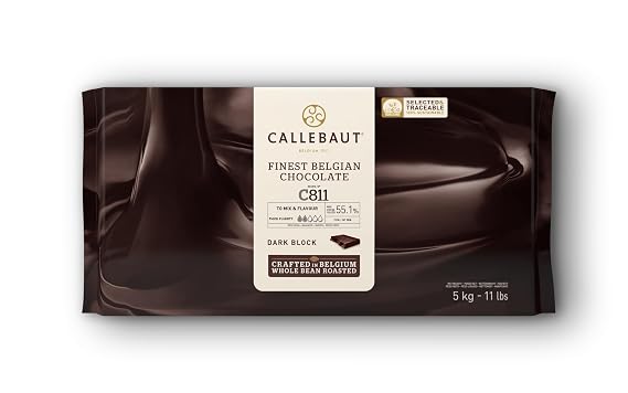 Callebaut Recipe No. 811 Finest Belgian Dark Chocolate 5kg Block