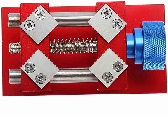 Brrnoo Watch Bezel Opener, Professional Red Watch Bezel Removal Repair Tool, Back Case Opener Workbench Watch Bezel Ring Remover Watchmaker Tool for The Back Cover Diameter 38-40mm