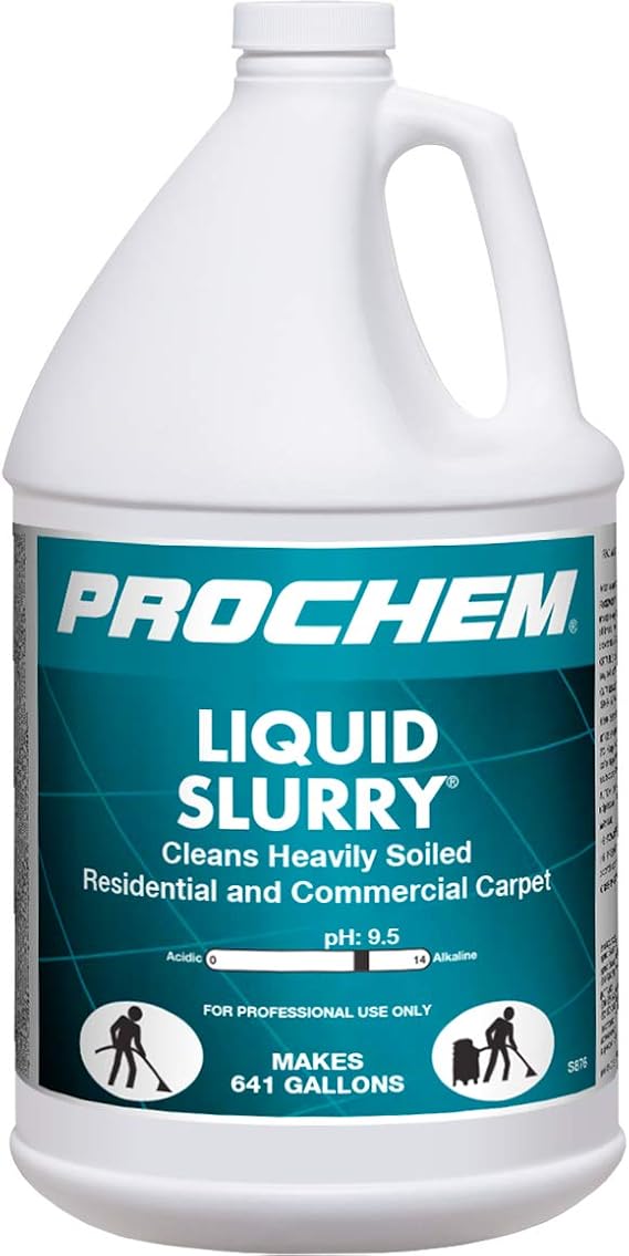 Prochem - Liquid Slurry - Extraction Carpet Cleaning Detergent Solution - Concentrate - 1 Gallon S876