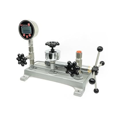 Pressure Calibration Table Manual Hydraulic Industrial Pressure Calibrator Testing Pump Hydraulic Gauge Calibrate Pressure Source 600Bar0-60MPa