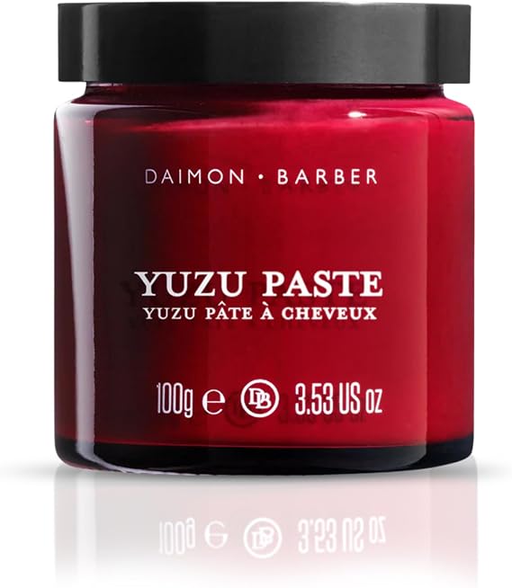 Daimon Barber Goldstein's Golden Yuzu Paste Medium Hold, Ltd Edition 100g | Limited Edition Yuzu Paste with Medium Hold and Natural Finish. Adds Texture, Definition and Nourishes Fine Thinning Hair.