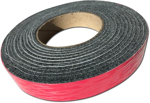 LavaLock RED - XTR78 1000F High Temp Rated BBQ Smoker Gasket Self Stick Felt 7/8 x 1/8