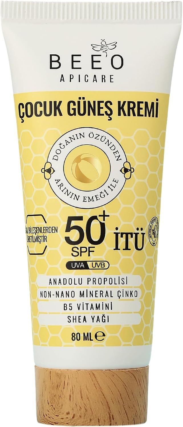 Beeo Propolis High Protection Childrens Sunscreen, 50 SPF, 80 ml