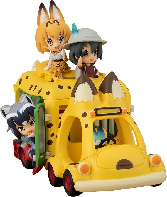 Kadokawa Kemono Friends: Japari Bus PVC Figure Set
