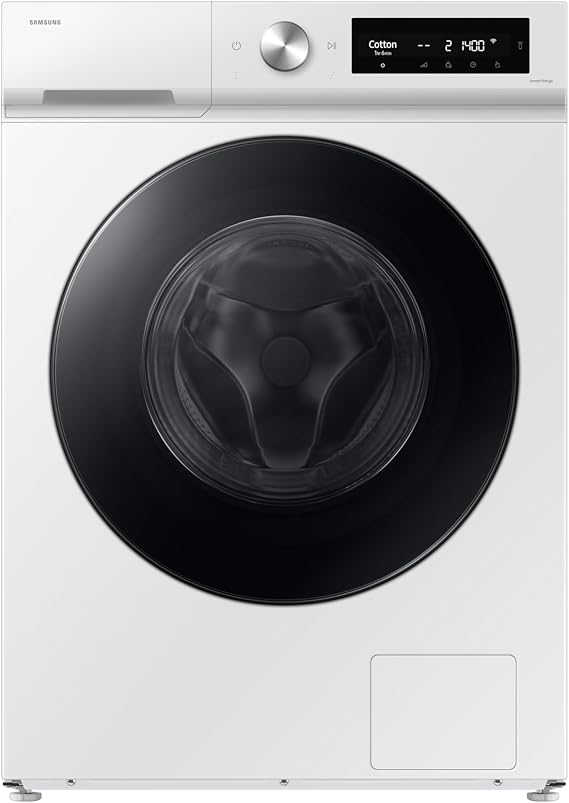 Samsung Series 7 Washer Dryer, AI Energy, Wi-Fi enabled, 11 kg 1400rpm, White, WD11DB7B85GWU1 [Energy Class D]