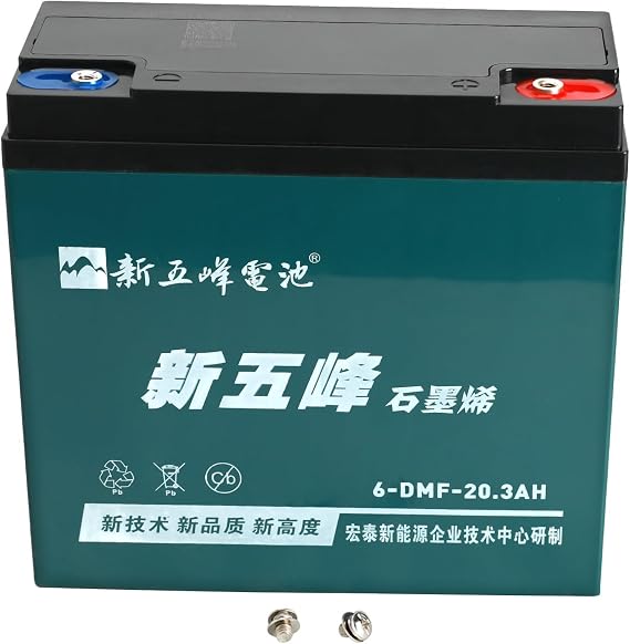 12V 20AH Battery 6-DZM-20 6-DMF-20 6-DZF-20 for E-Bike Scooter 4 Wheelers Go-Go Elite ATV Quad